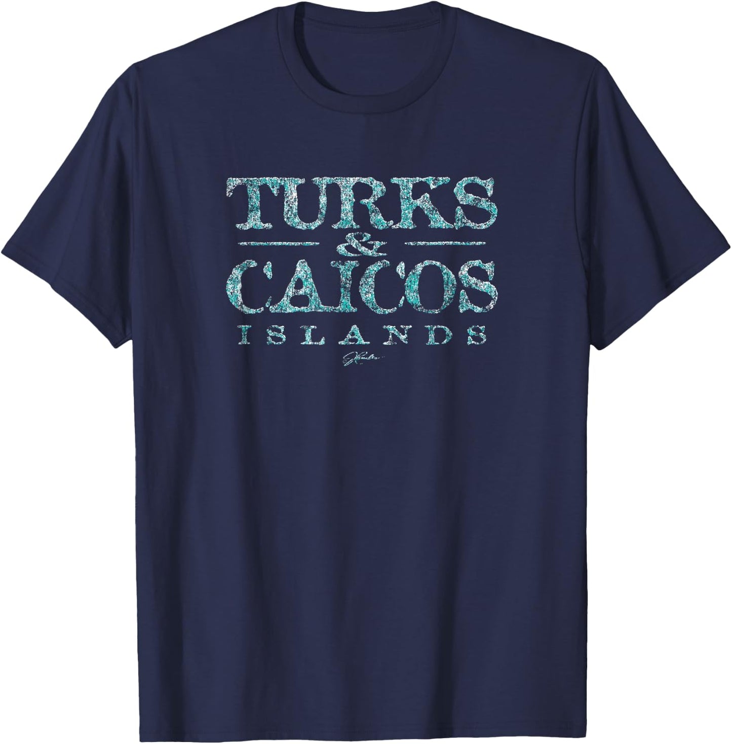 JCombs: Turks & Caicos Islands T-Shirt - T-Shirt | Navy