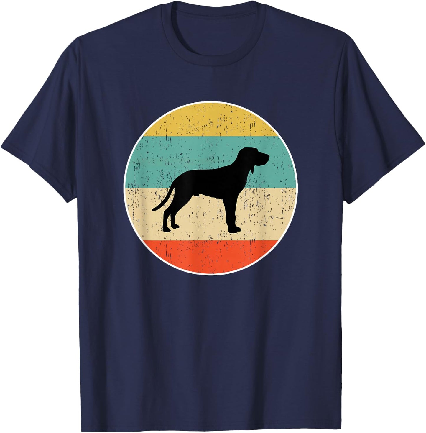 Redbone Coonhound Dog T-Shirt - T-Shirt | Navy
