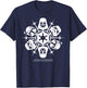 Star Wars Dark Side Snowflake Christmas T-Shirt - T-Shirt | Navy