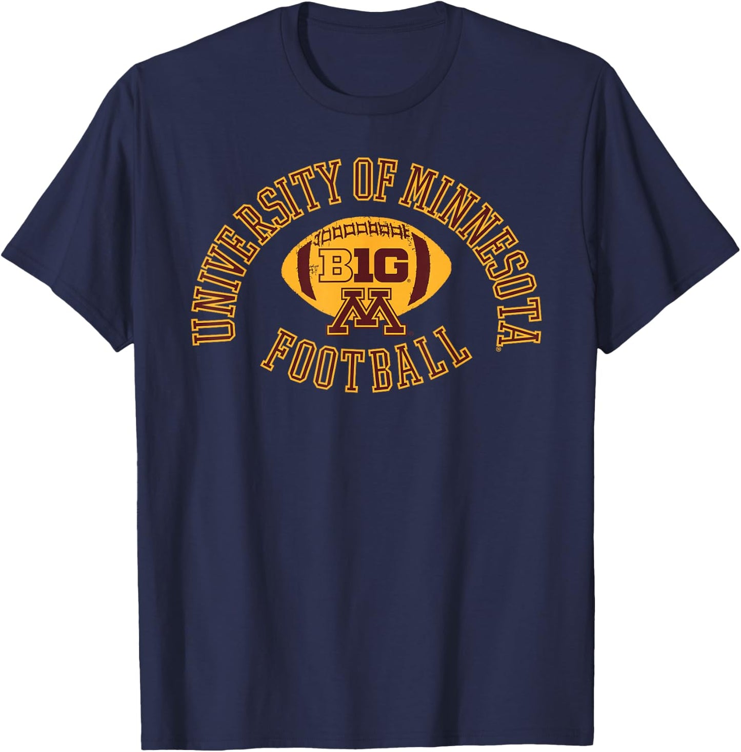Minnesota Golden Gophers Big 10 Football Huddle T-Shirt - T-Shirt | Navy