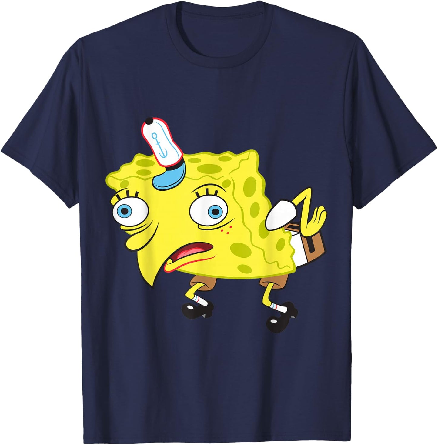 Spongebob Meme Isn't Even Funny T-Shirt - T-Shirt | Navy