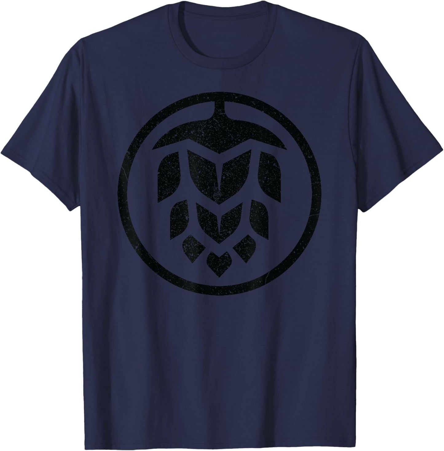 IPA Shirt / Craft Beer IPA / Hopps Hops Logo T-Shirt - T-Shirt | Navy