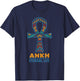 Black History African American Ankh Cross Juneteenth T-Shirt - T-Shirt | Navy