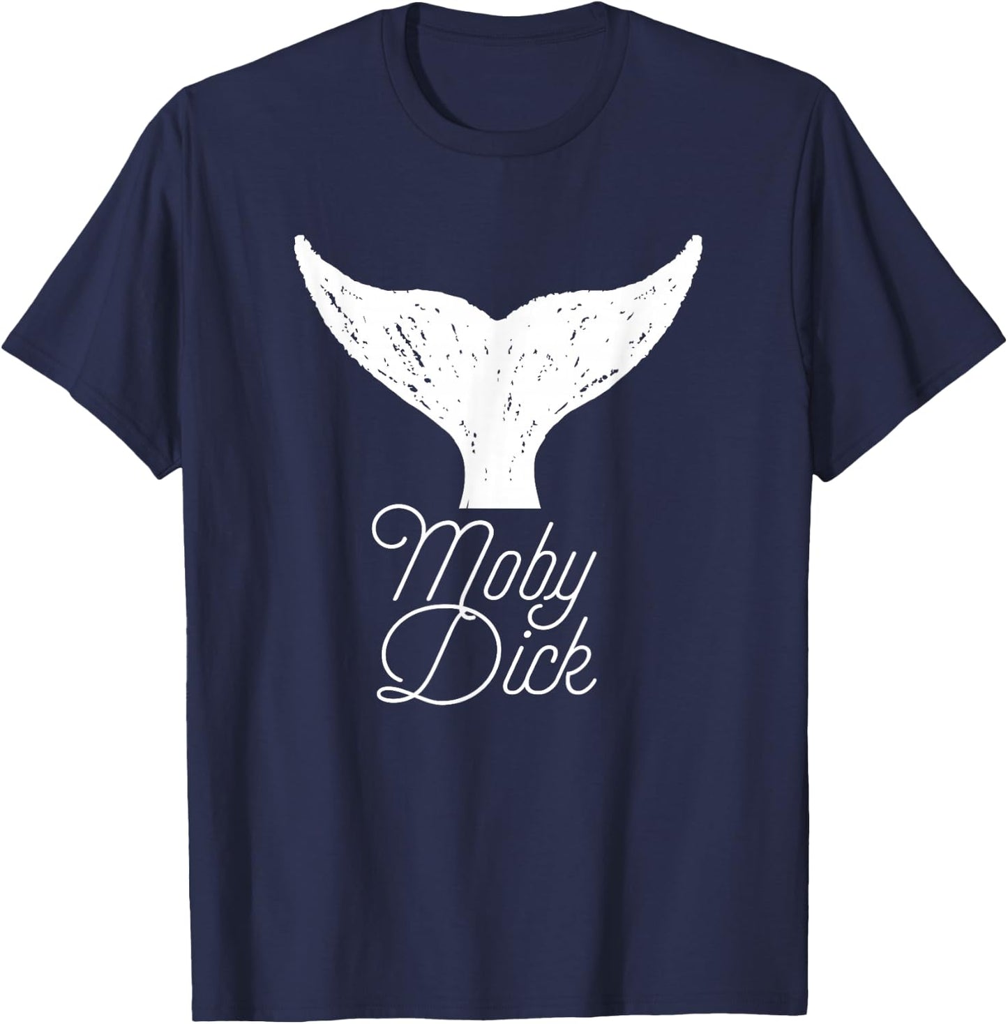 Moby Dick - Whale Tail T-Shirt - T-Shirt | Navy