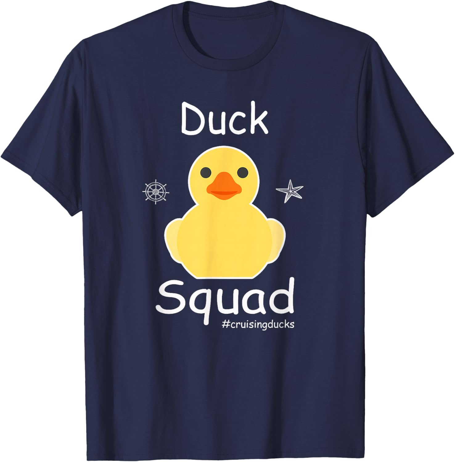 Duck Squad cruising ducks rubber cruise duck hunt T-Shirt - T-Shirt | Navy