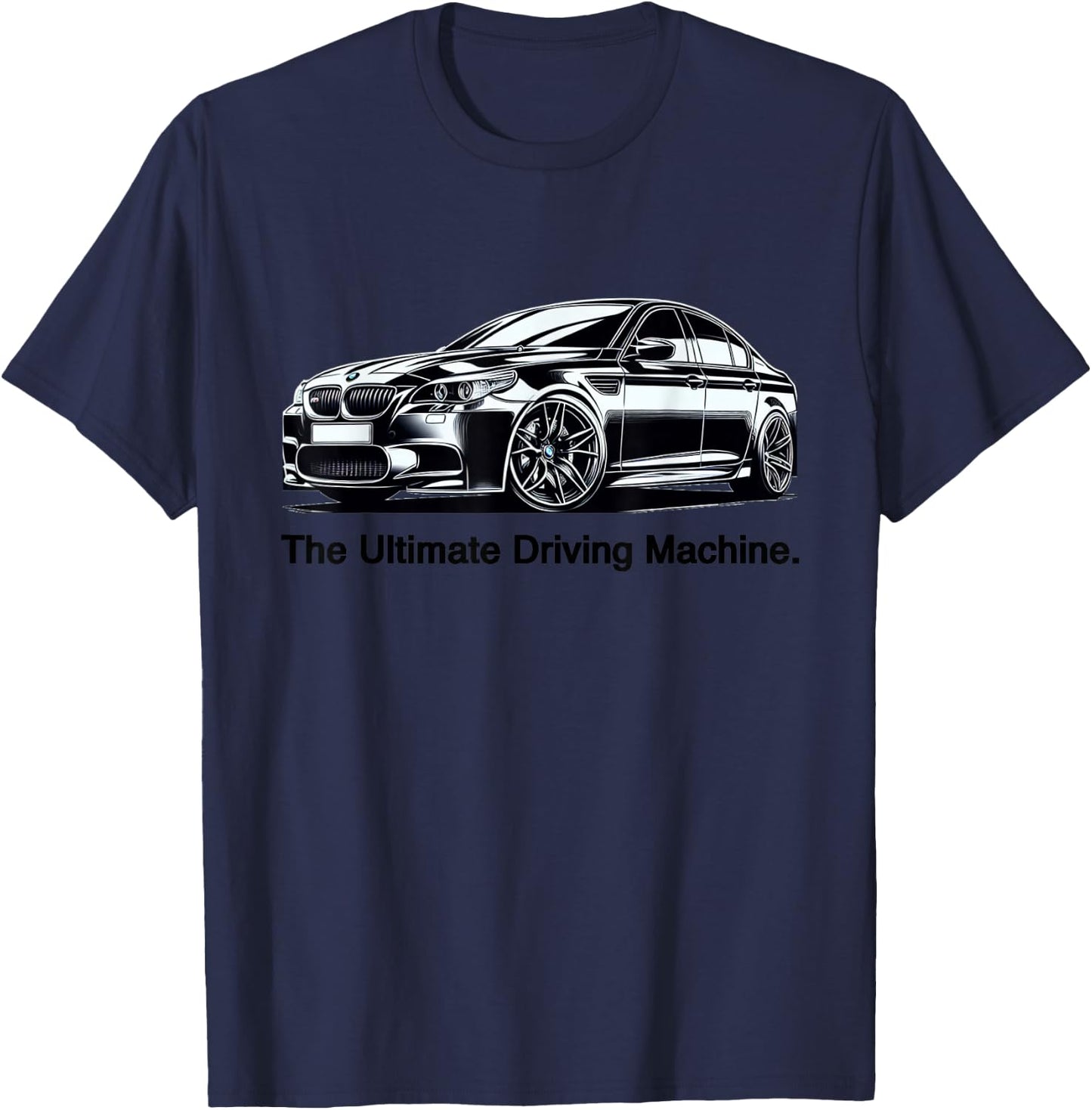 Ultimate Driving Machine Vintage Euro E60 M Five T-Shirt - T-Shirt | Navy