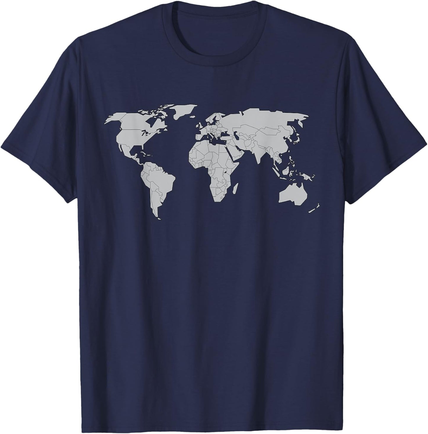 International World Flags Flags World Map Boys Girls T-Shirt - T-Shirt | Navy