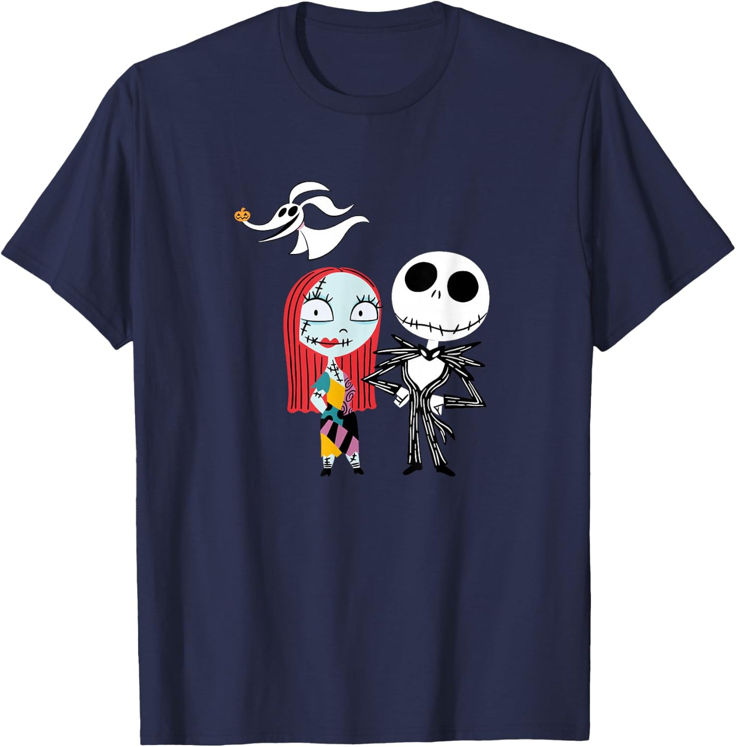 Disney - Nightmare Before Christmas Jack and Sally T-Shirt - T-Shirt | Navy