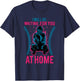 I Will Be Waiting for You at Home Softball T-Shirt - T-Shirt | Navy