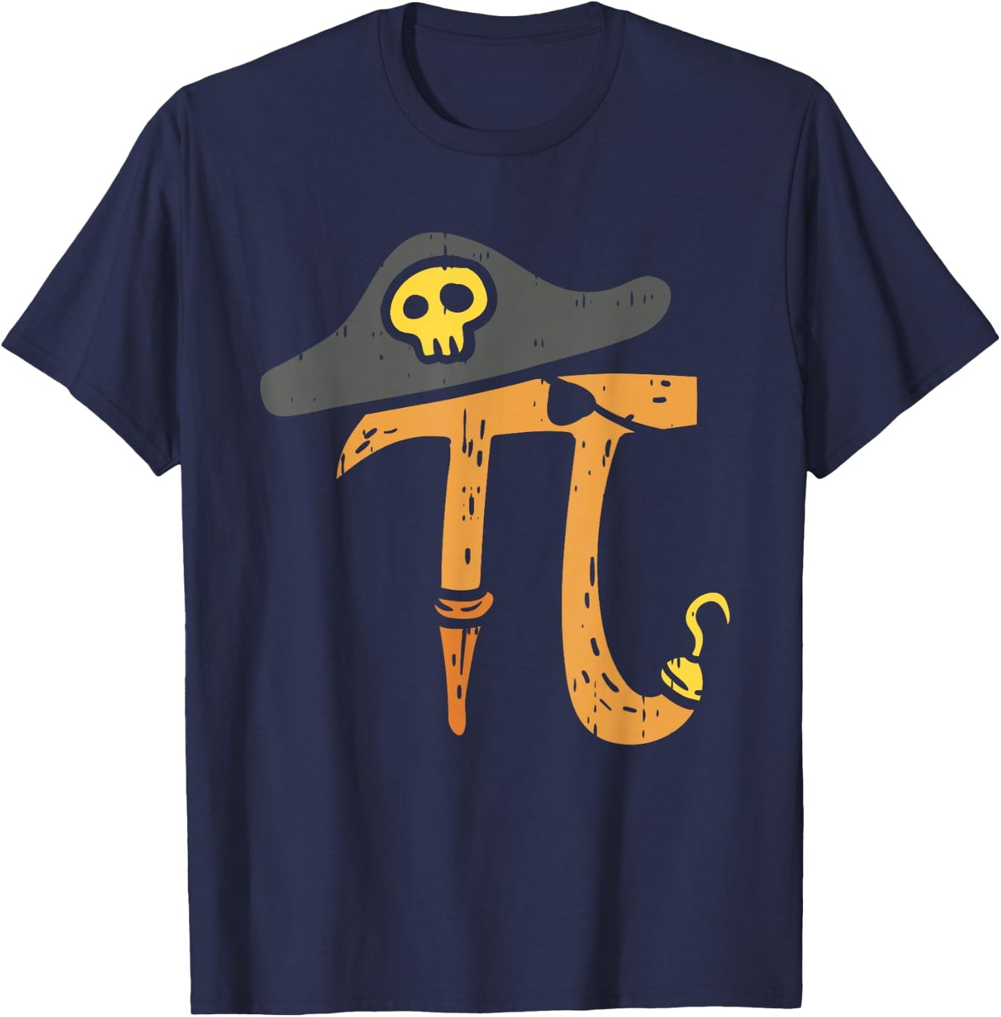 Funny Pi Day Rate Shirt Pirate Lovers Math Geek Gift Boys T-Shirt - T-Shirt | Navy