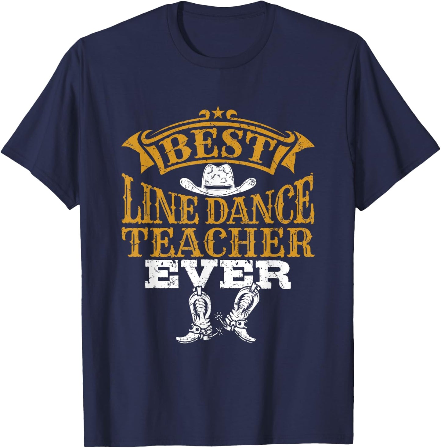 Best Line Dance Teacher Ever Dancing Instructor Women T-Shirt - T-Shirt | Navy