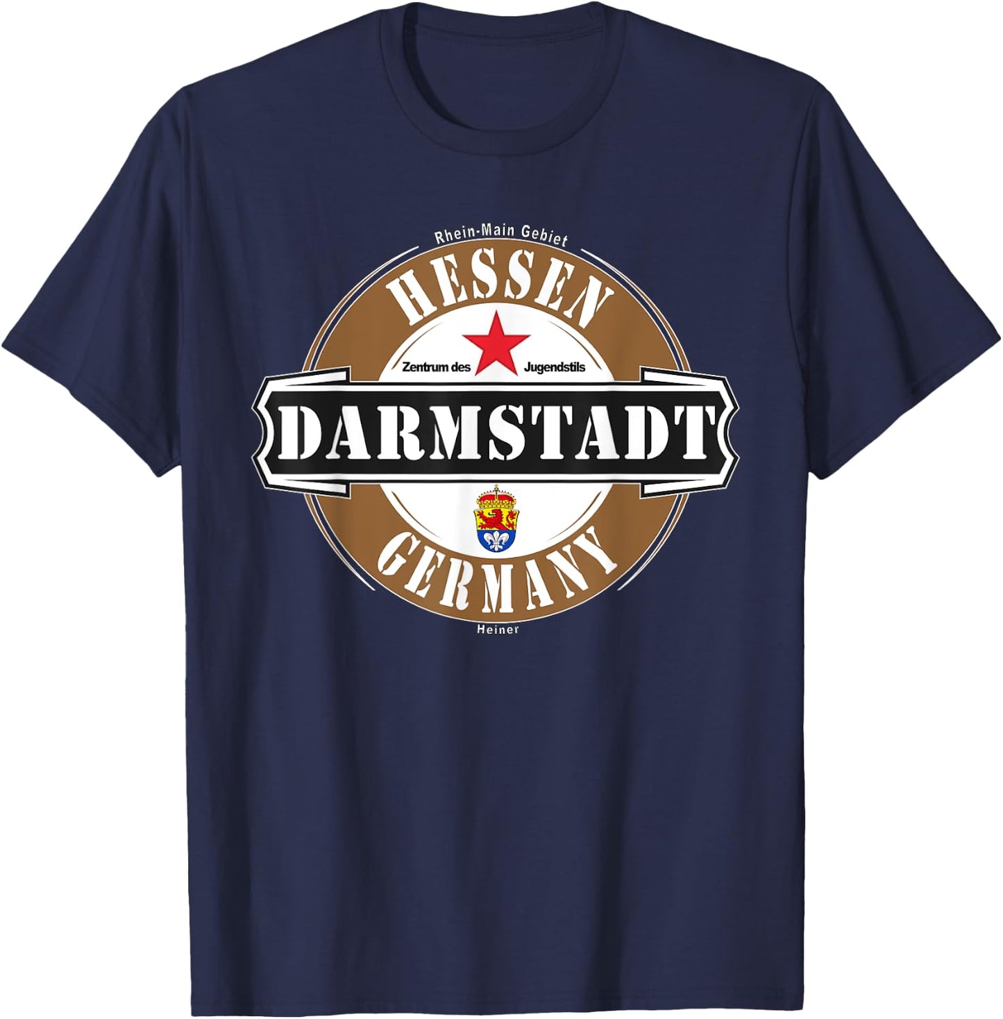 DARMSTADT Hessen Germany City Keepsake Tourist Outfit T-Shirt - T-Shirt | Navy