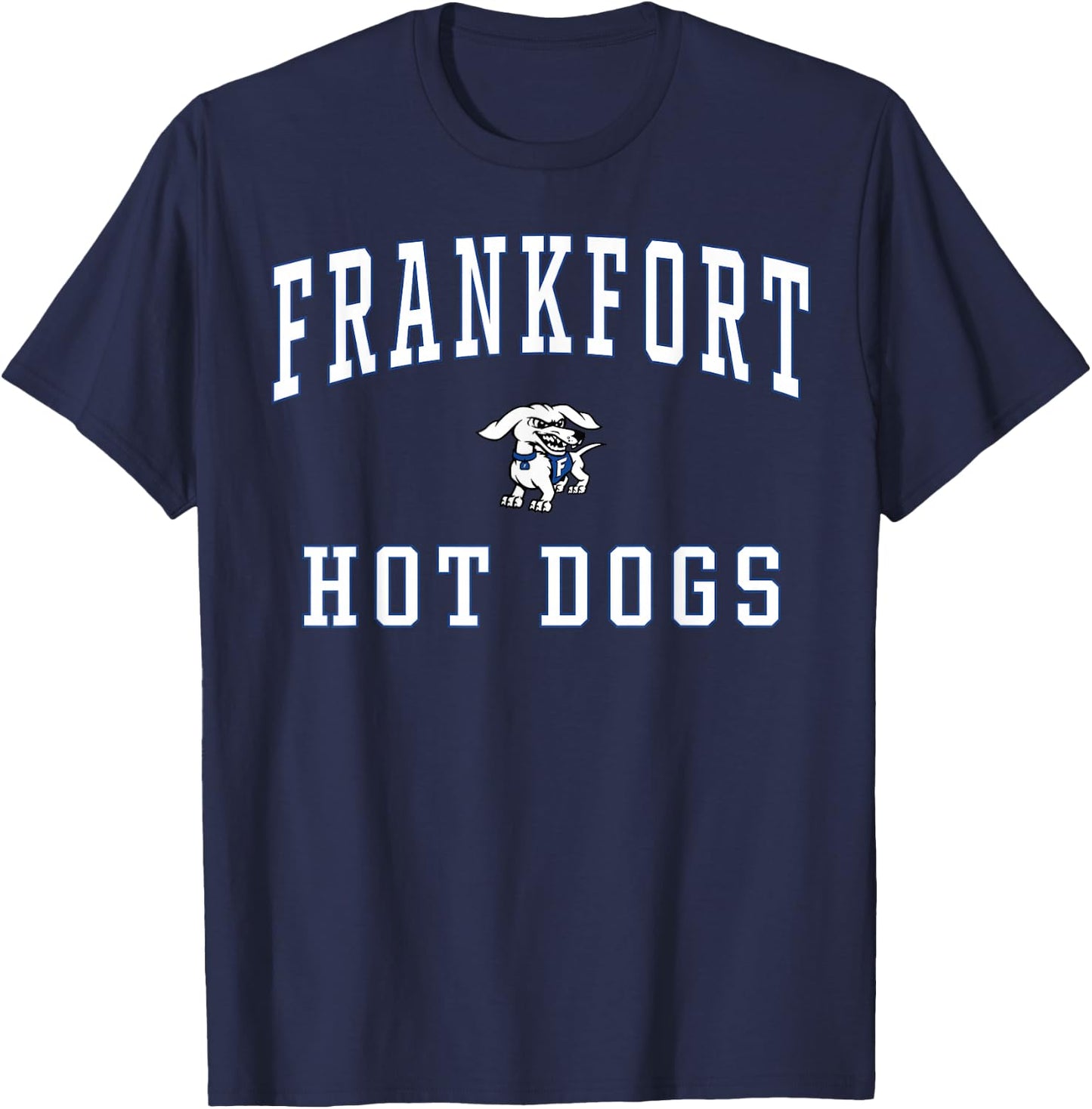 Frankfort High School Hot Dogs T-Shirt - T-Shirt | Navy