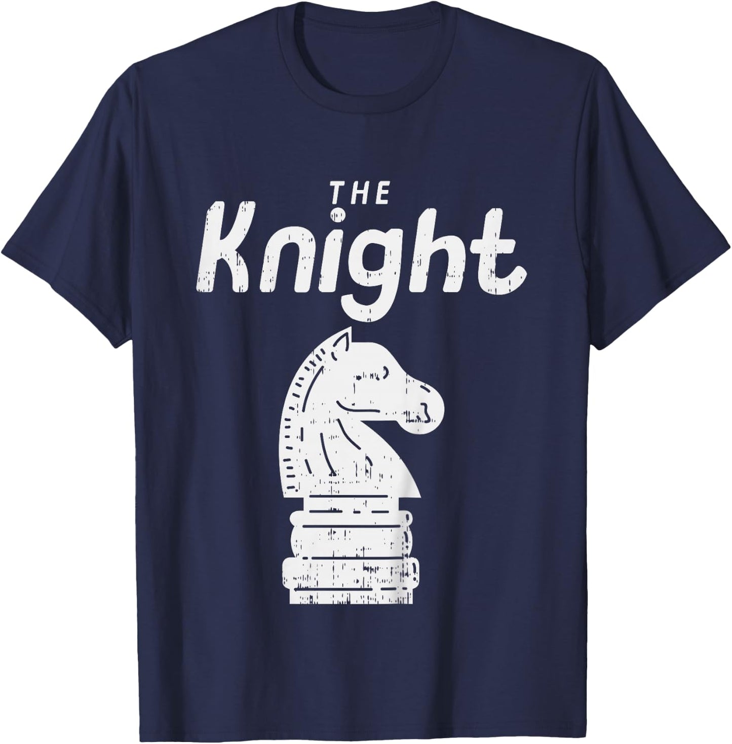 Kids Chess Piece The Knight Shirt Halloween Matching Costume T-Shirt - T-Shirt | Navy