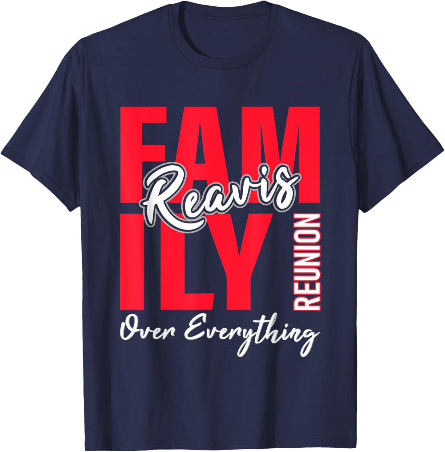 Reavis Family Gathering T-Shirt - T-Shirt | Navy