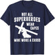 Not All Superheroes Wear Capes Mine Wore A Cross Jesus T-Shirt - T-Shirt | Navy