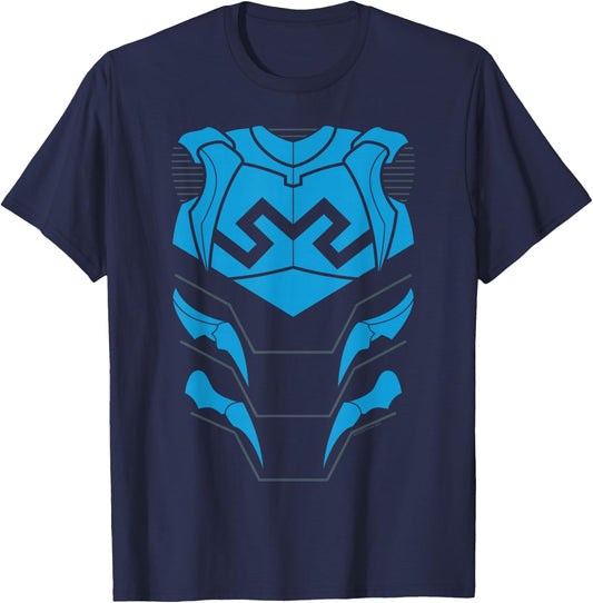 Justice League Blue Beetle Uniform T Shirt T-Shirt - T-Shirt | Navy
