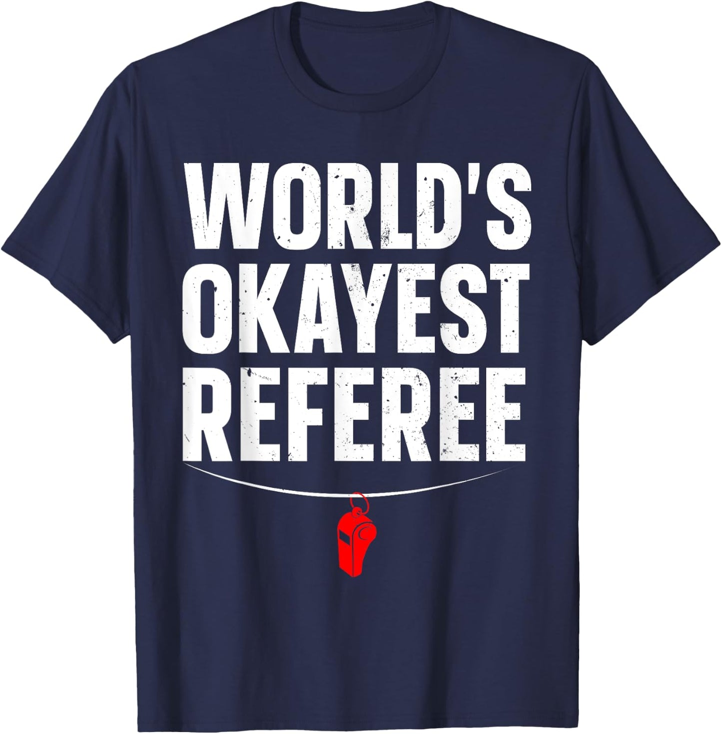 Funny Referee Art Women Sports Ref Stuff Gag Referee T-Shirt - T-Shirt | Navy