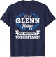 It's A Glenn Thing You Wouldn't Understand Name T-Shirt - T-Shirt | Navy