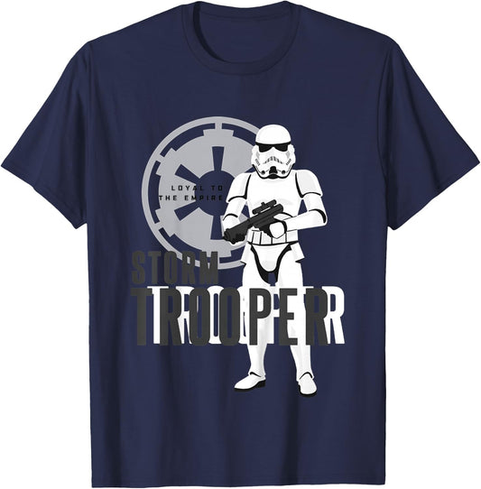 Kids Star Wars Galaxy Of Adventures Stormtrooper B1 T-Shirt - T-Shirt | Navy