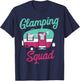 Glamping Squad Cute Popup Camper Gift Glamping T-Shirt - T-Shirt | Navy