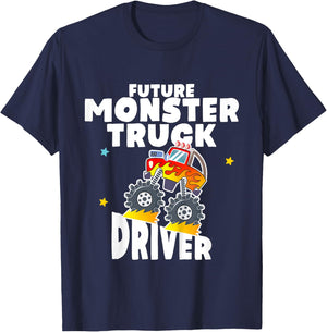 Future Monster Truck Driver - Gift for Toddler T-Shirt - T-Shirt | Navy