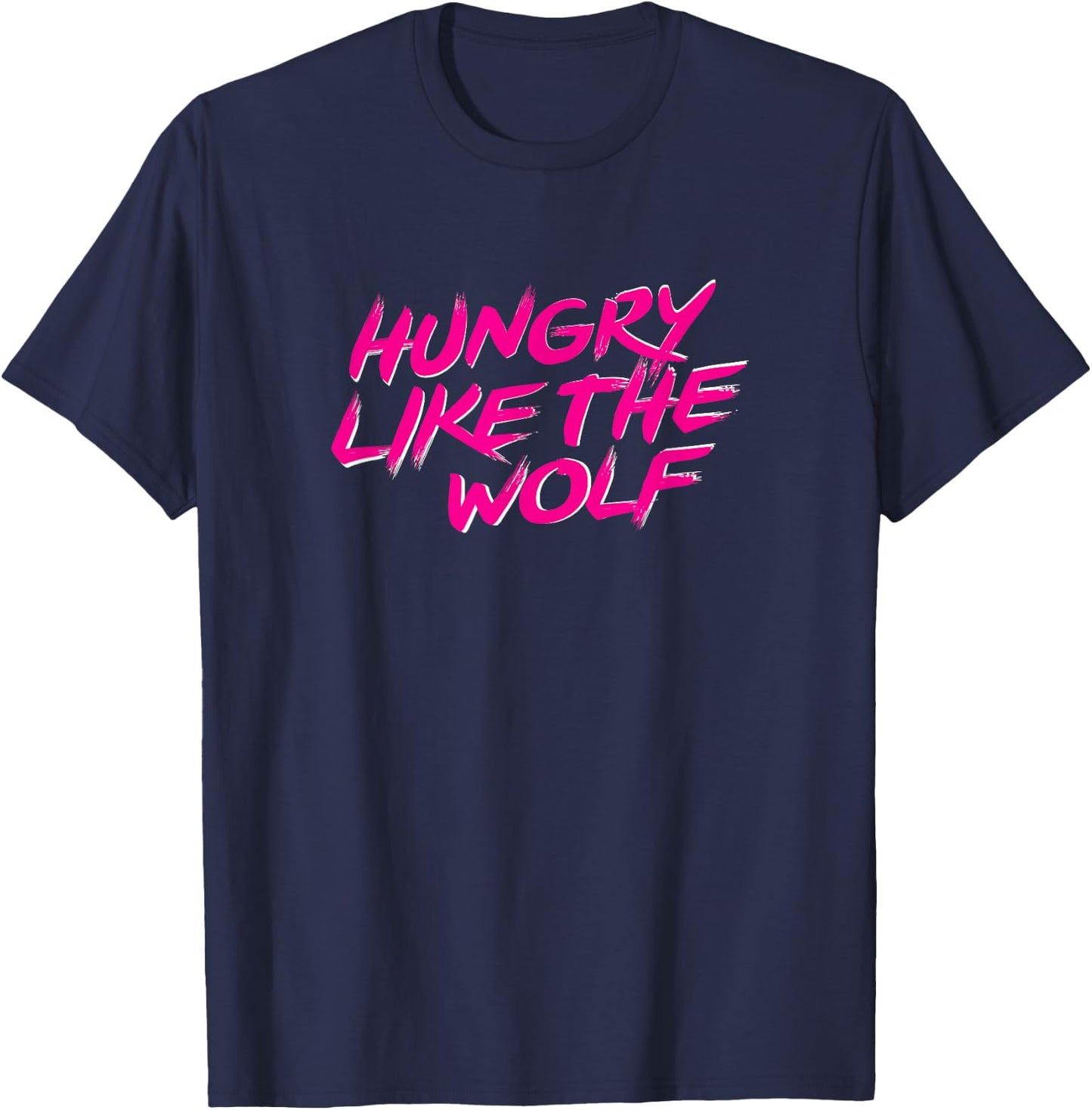 Hungry Like The Wolf T-Shirt - T-Shirt | Navy