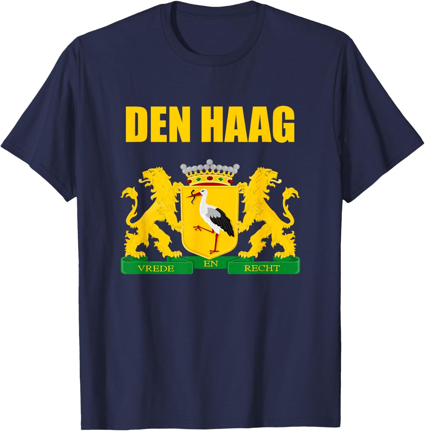 The Hague Netherlands Souvenir City Of Den Haag Nederland T-Shirt - T-Shirt | Navy