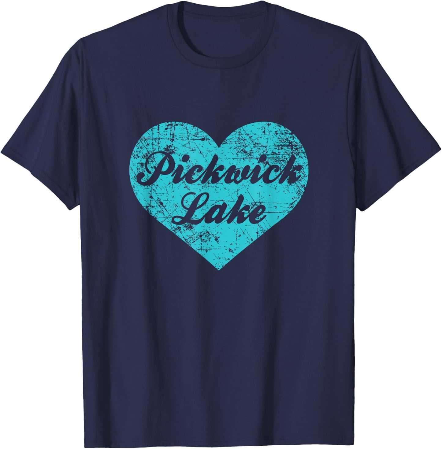 I Love Pickwick Lake Shirt, Alabama Camping Gift T-Shirt - T-Shirt | Navy