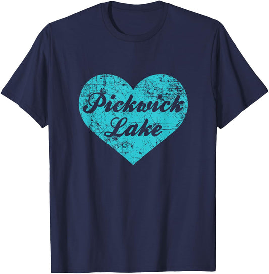 I Love Pickwick Lake Shirt, Alabama Camping Gift T-Shirt - T-Shirt | Navy