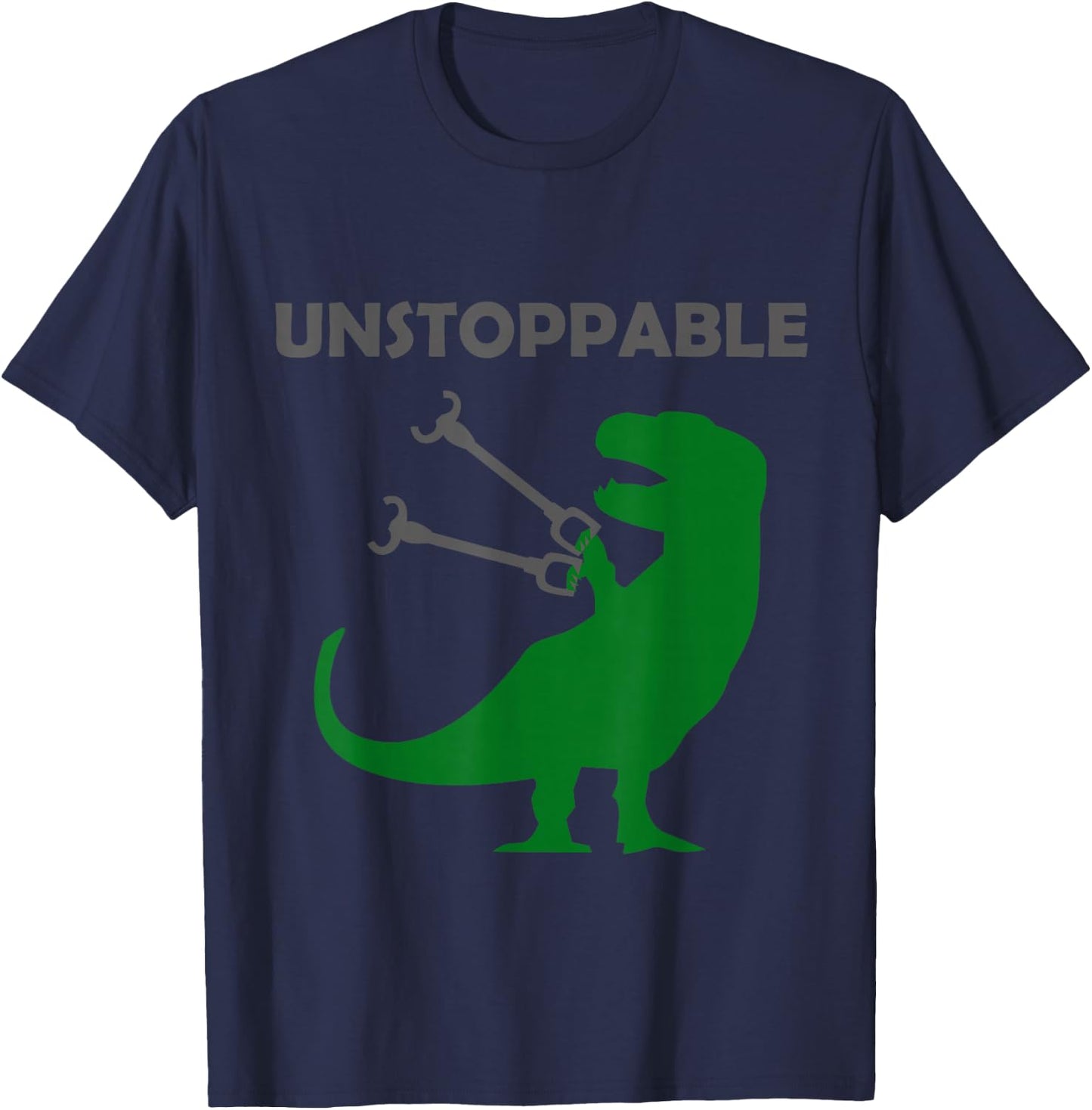 Unstoppable T-Rex - Tyrannosaurs Rex with Long Arms T-Shirt - T-Shirt | Navy
