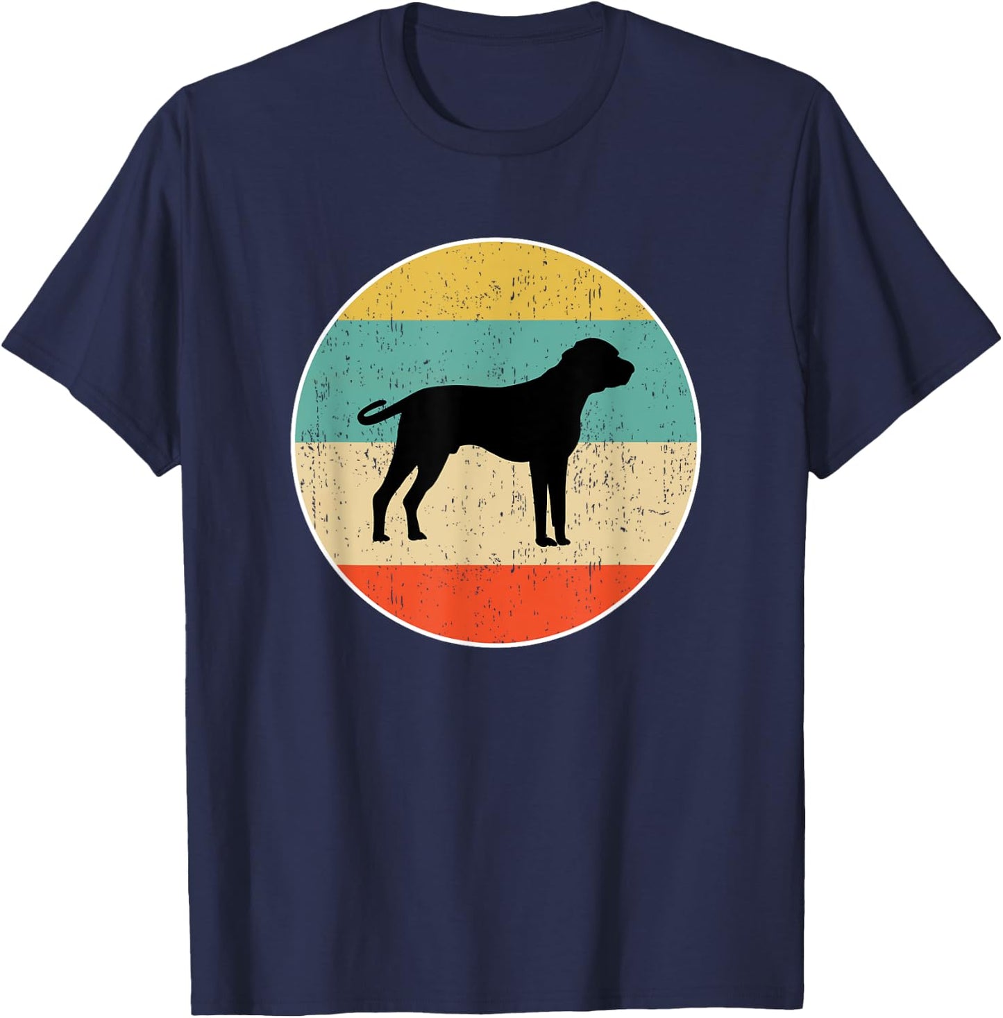 Black Mouth Cur Dog T-Shirt - T-Shirt | Navy