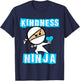 Kindness Ninja Shirt - Choose Kind Shirt Movement T-Shirt - T-Shirt | Navy