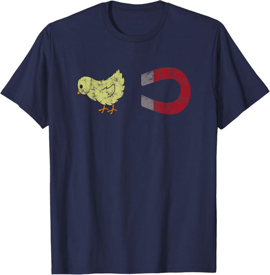 Baby Chick & Magnet T-Shirt - T-Shirt | Navy