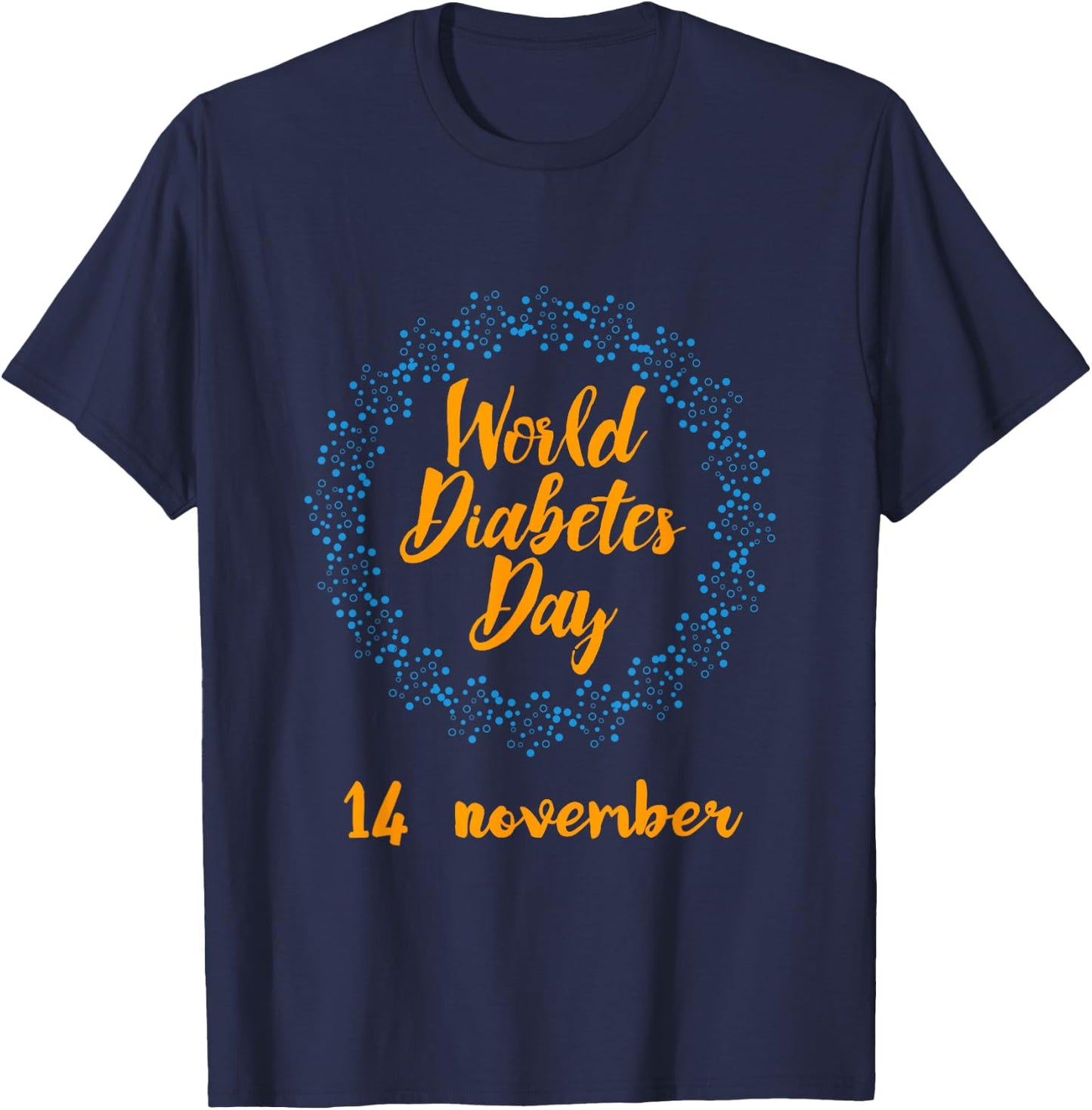 World Diabetes Day T-Shirt - T-Shirt | Navy