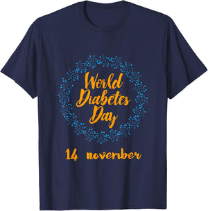 World Diabetes Day T-Shirt - T-Shirt | Navy