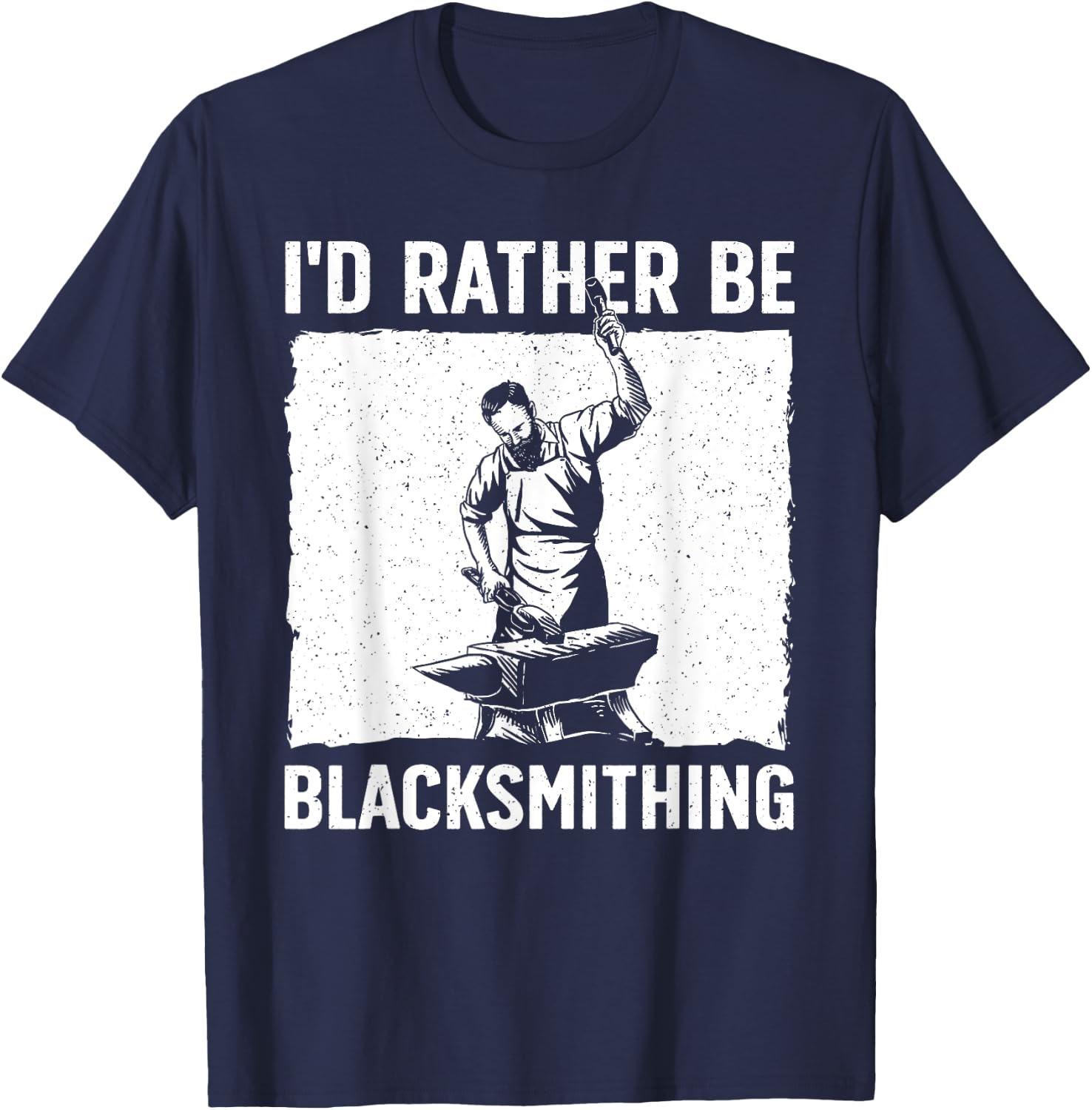 Cool Blacksmith Design Women Blacksmithing Forging T-Shirt - T-Shirt | Navy