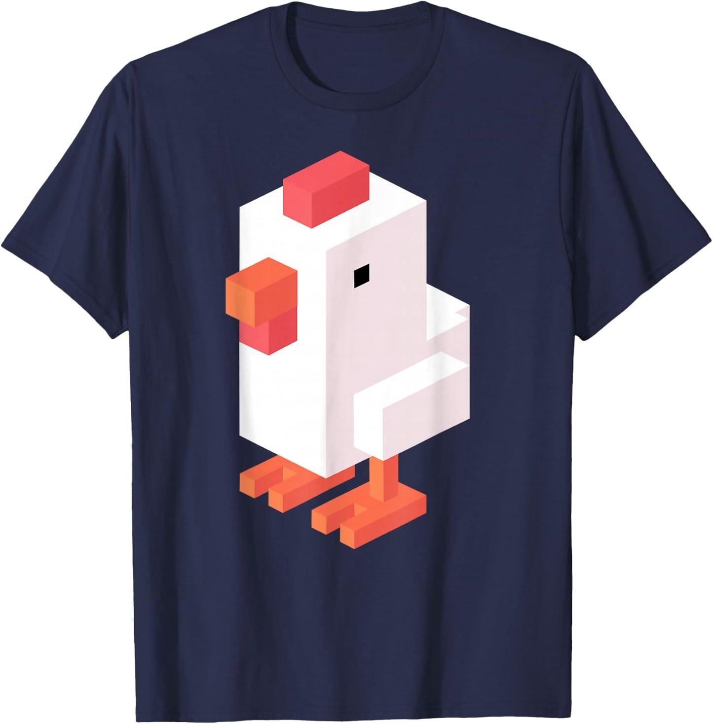 Crossy Road Chicken Classic T-Shirt - T-Shirt | Navy