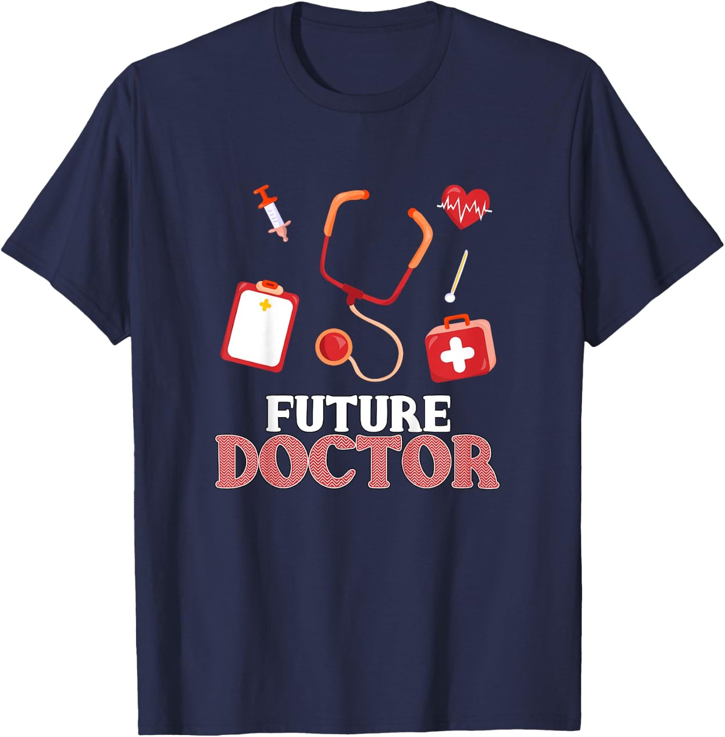 Future Doctor - Aspirational for Boys and Girls T-Shirt - T-Shirt | Navy