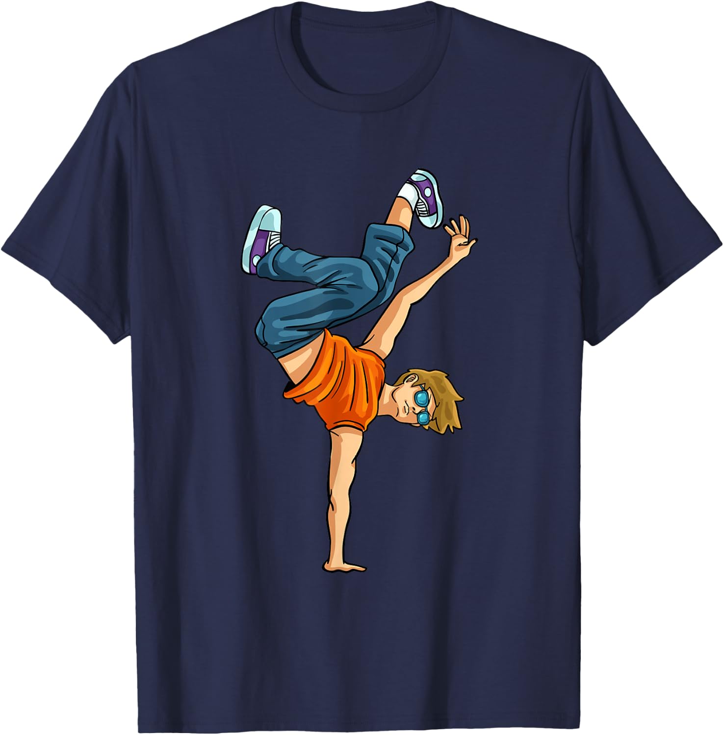 Breakdancing Breakdance Shirt Break Hiphop Hip Dancing T-Shirt - T-Shirt | Navy