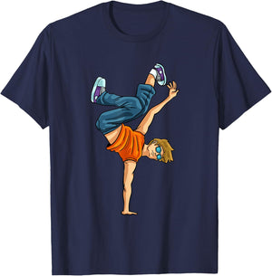 Breakdancing Breakdance Shirt Break Hiphop Hip Dancing T-Shirt - T-Shirt | Navy