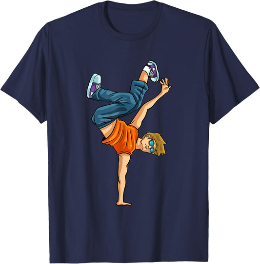 Breakdancing Breakdance Shirt Break Hiphop Hip Dancing T-Shirt - T-Shirt | Navy