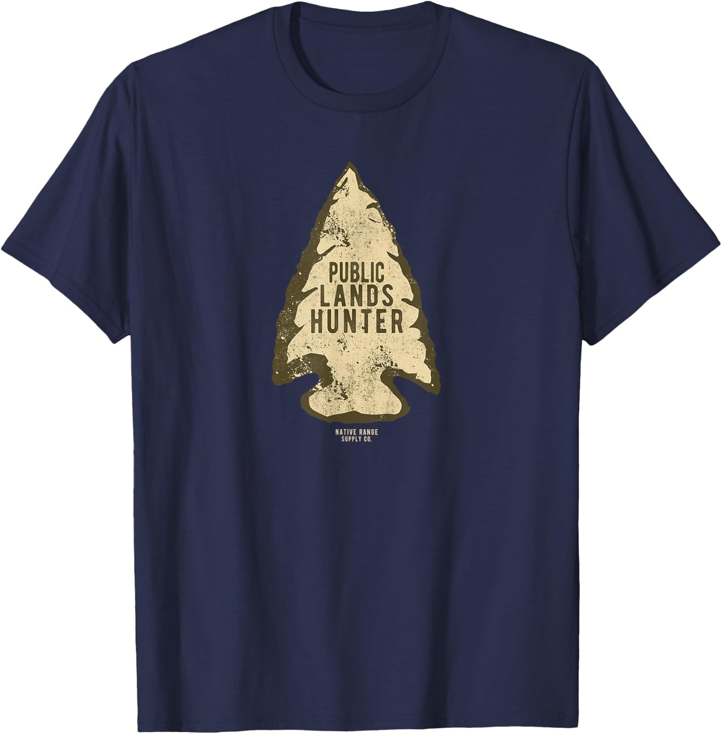 Public Lands Hunter Arrowhead T-Shirt - T-Shirt | Navy