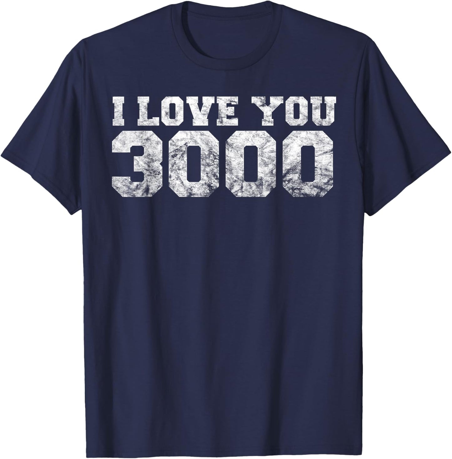 I Love You Dad 3000 Time Vintage Retro Hero Gift T-Shirt - T-Shirt | Navy