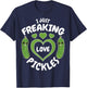 I Just Freaking Love Pickles Funny Pickle Lover Shirt Gifts T-Shirt - T-Shirt | Navy