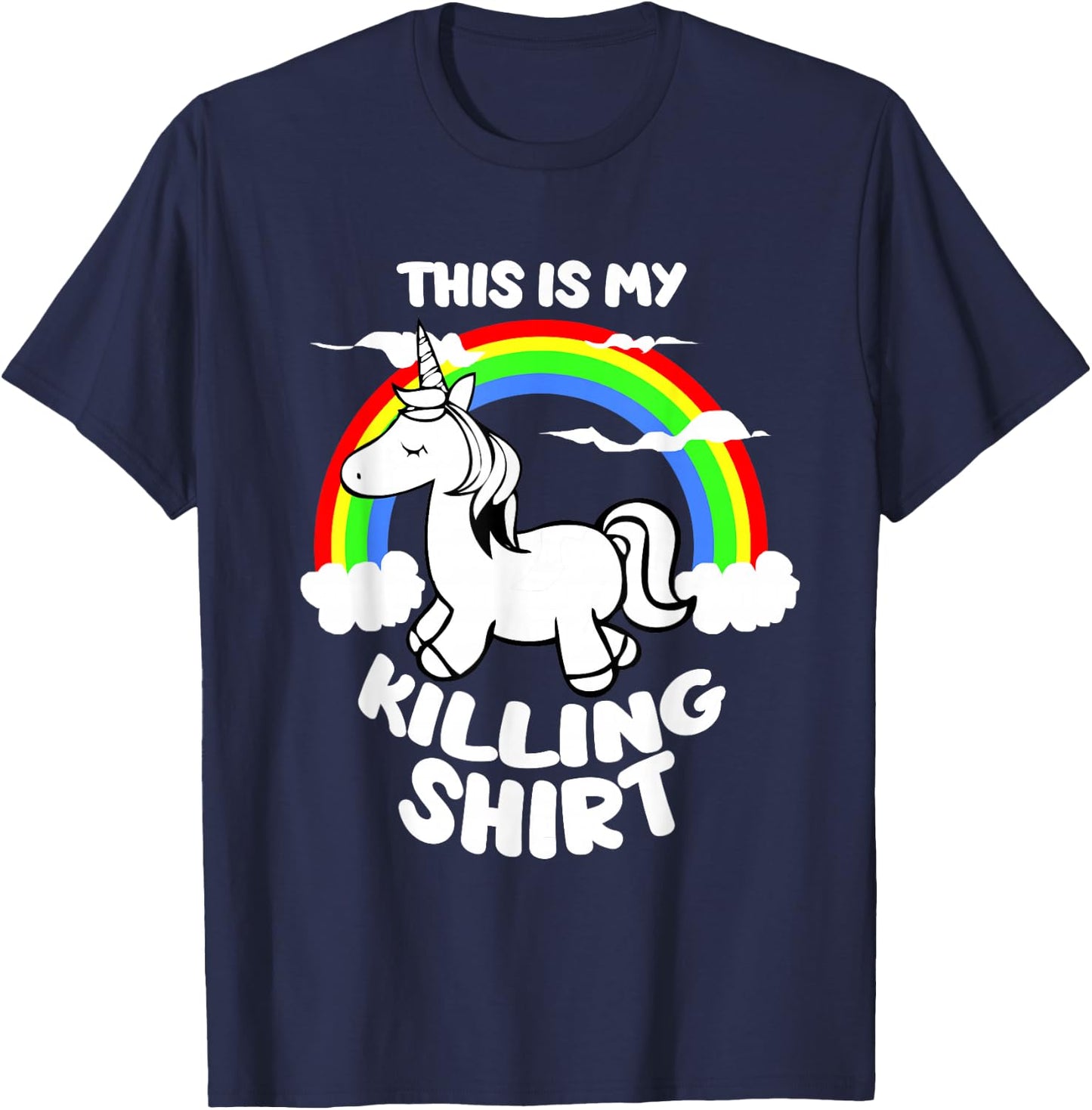 This Is My Killing Unicorn T-Shirt - T-Shirt | Navy