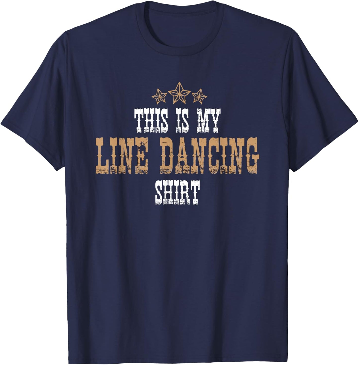 Funny Line Dance This is My Line Dancing Outfit T-Shirt - T-Shirt | Navy