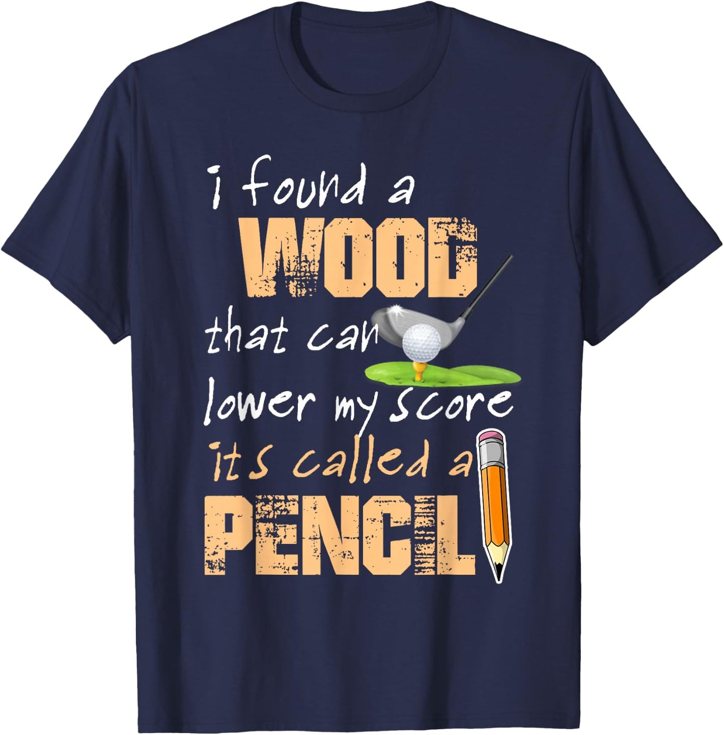 Funny Golf Score T-Shirt - T-Shirt | Navy
