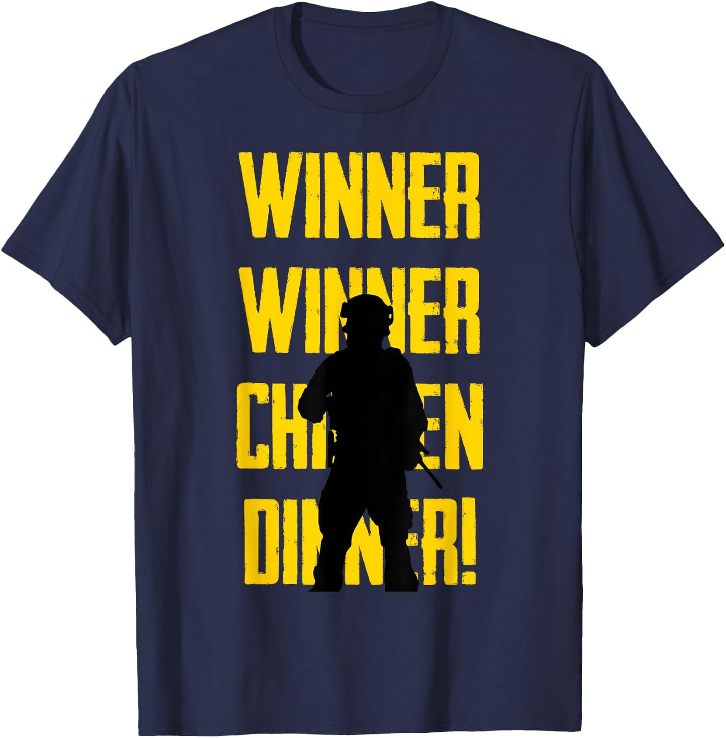 Winner Chicken Dinner BR Gaming Royale T-Shirt - T-Shirt | Navy