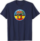 Pyram's Heart Rustic Design- Caribbean Essentials T-Shirt - T-Shirt | Navy